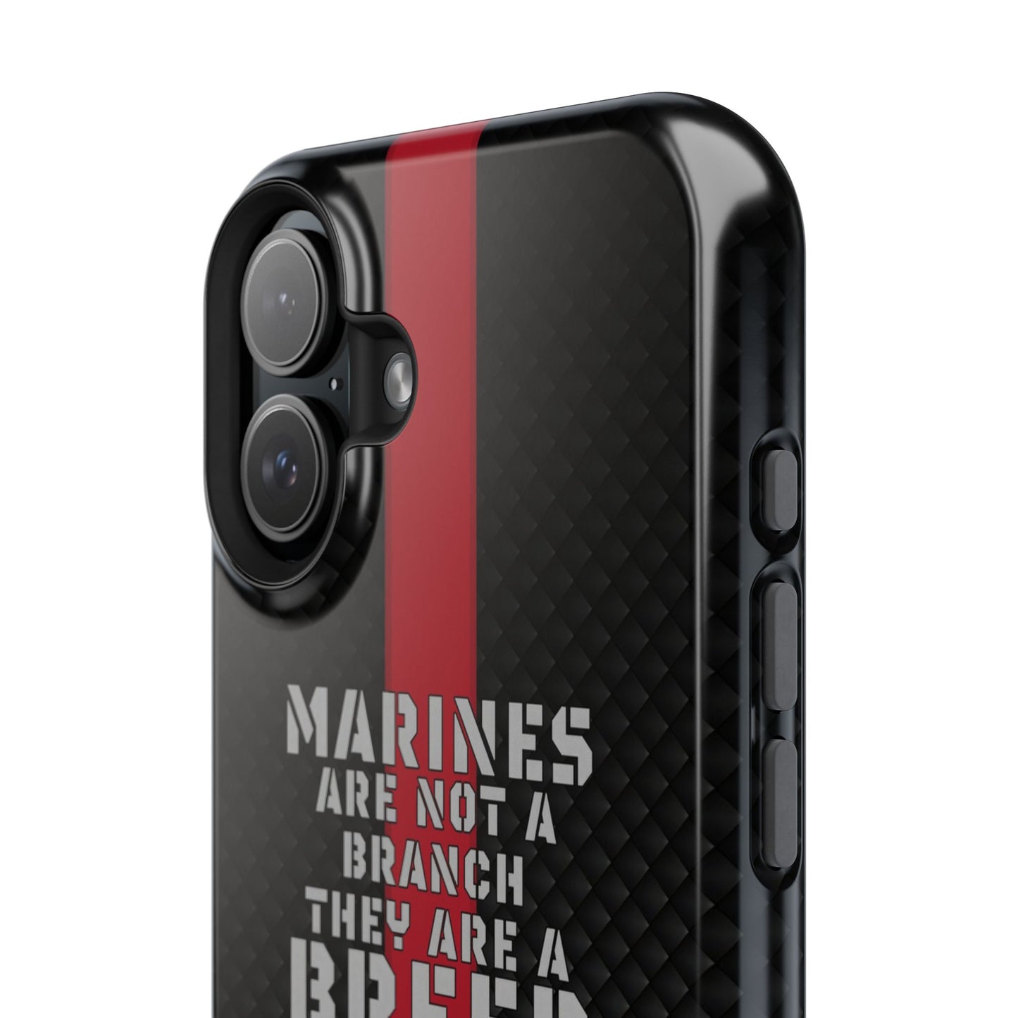 Marines Magnetic Tough Case - "Not a Branch, a Breed" Military iPhone Cover