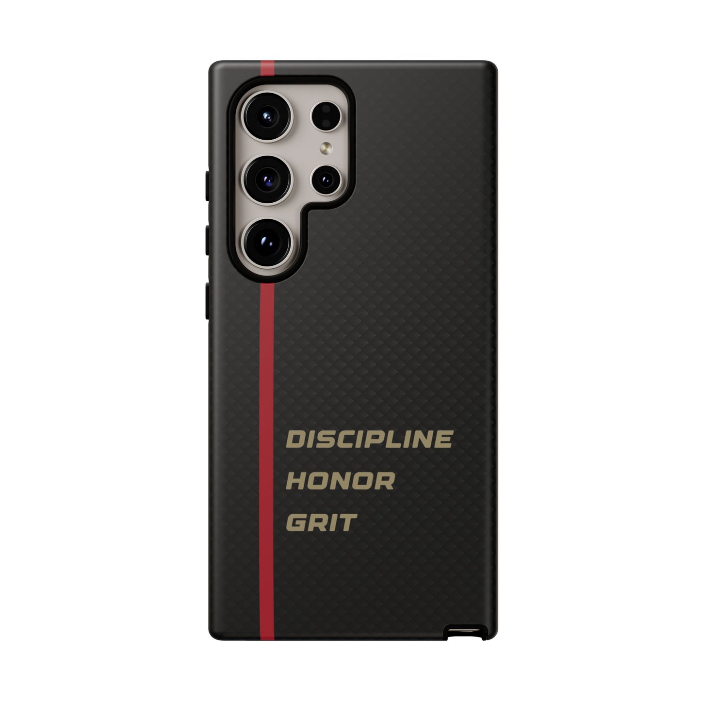 Discipline, Honor, Grit Impact-Resistant Phone Case