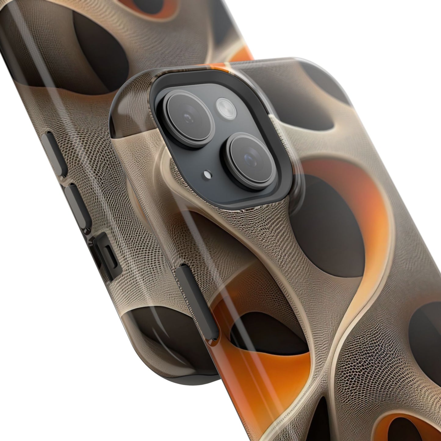 Stylish Magnetic Phone Cases, Abstract Geometric Design