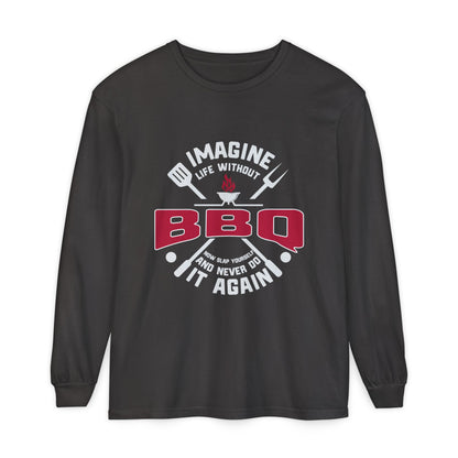 BBQ Lovers Long Sleeve T-Shirt – Imagine Life Without BBQ