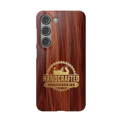 Woodworking Logo Slim Cases, Samsung