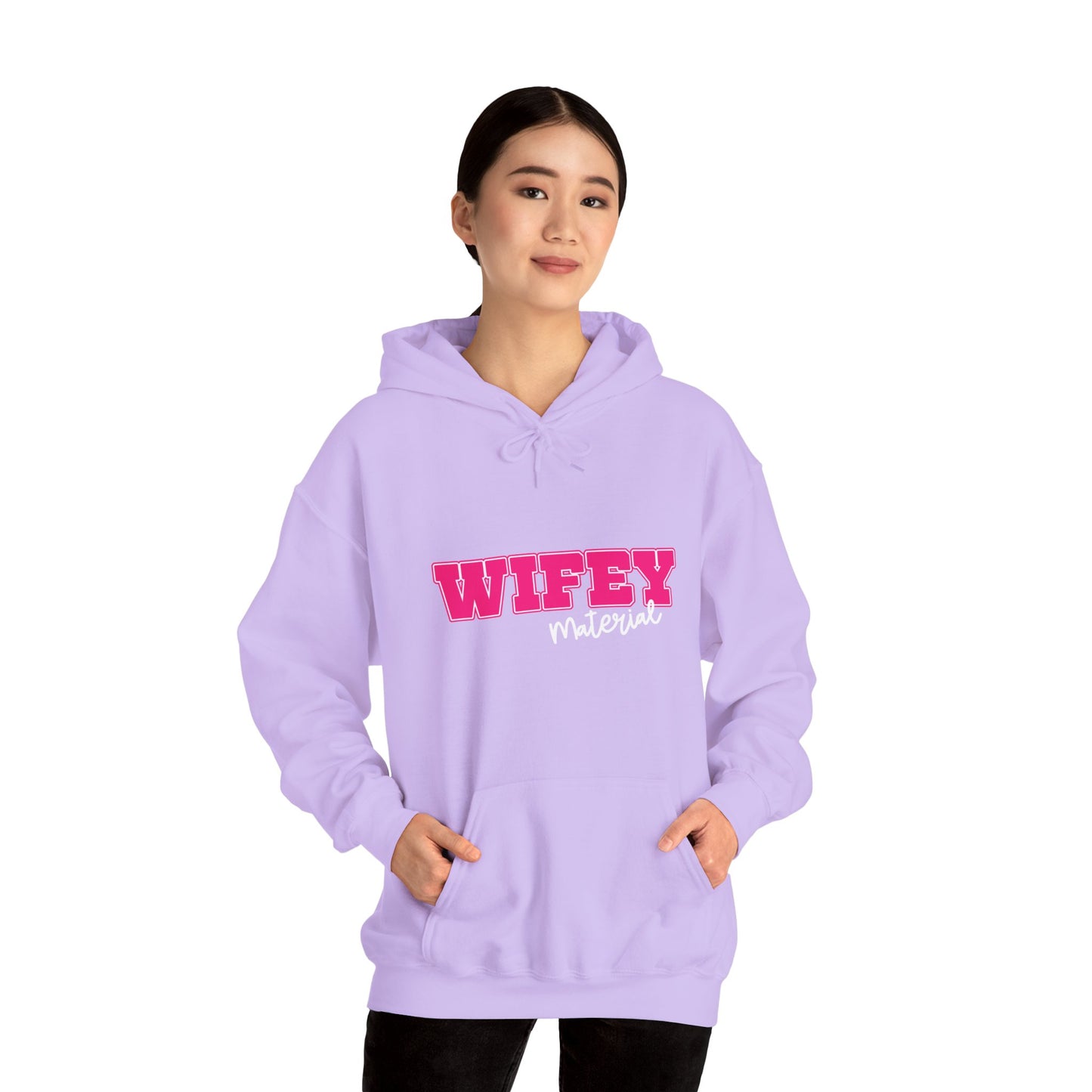 Wifey Material Hooded Sweatshirt