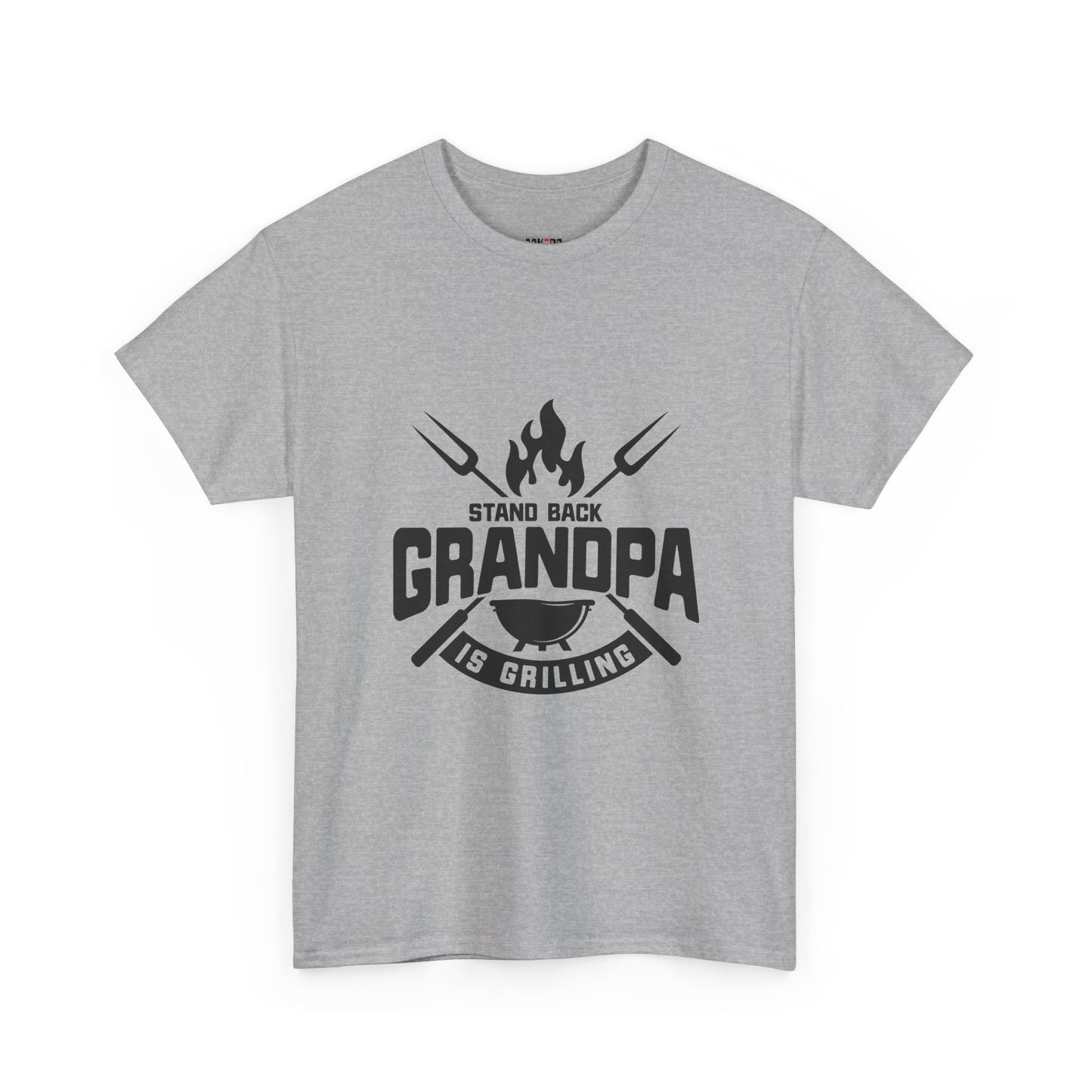 Funny Grilling Grandpa Tee | Unisex Heavy Cotton Shirt for Father's Day