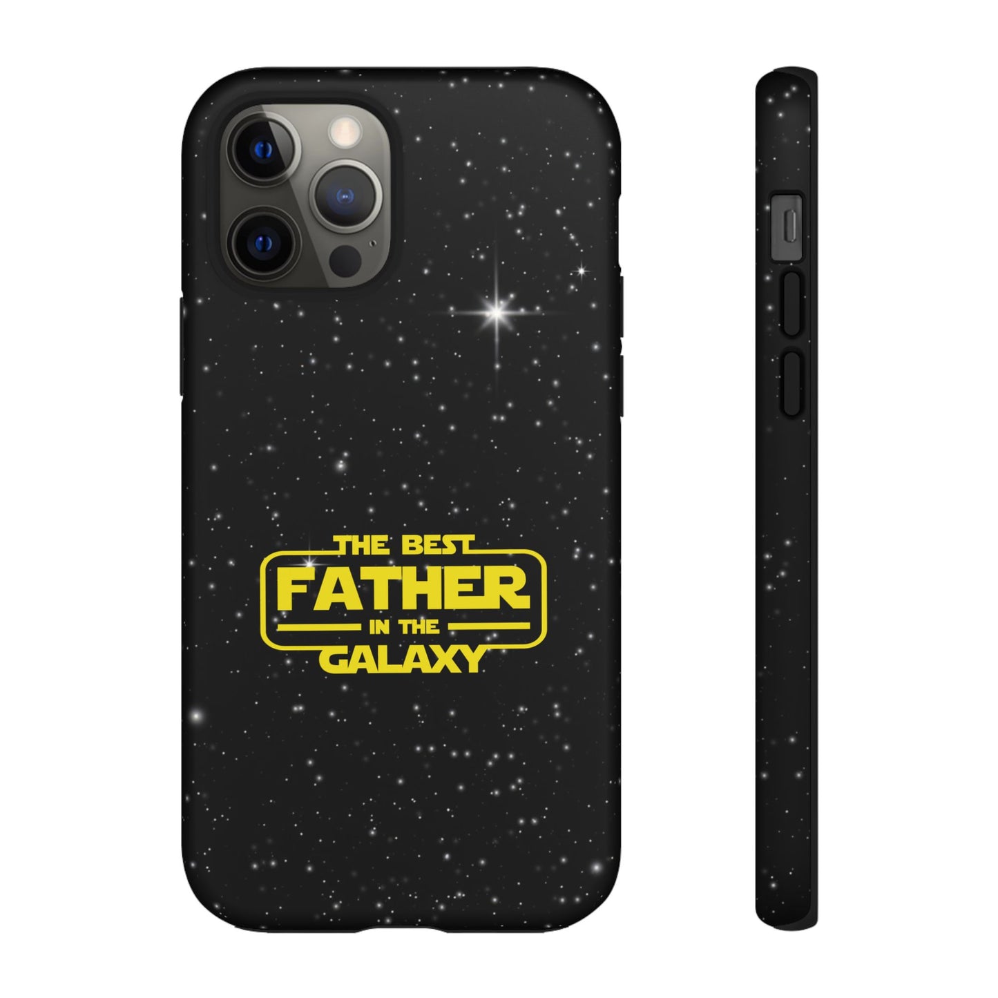 Galaxy-Themed iPhone Tough Case - Perfect Gift for the Best Father