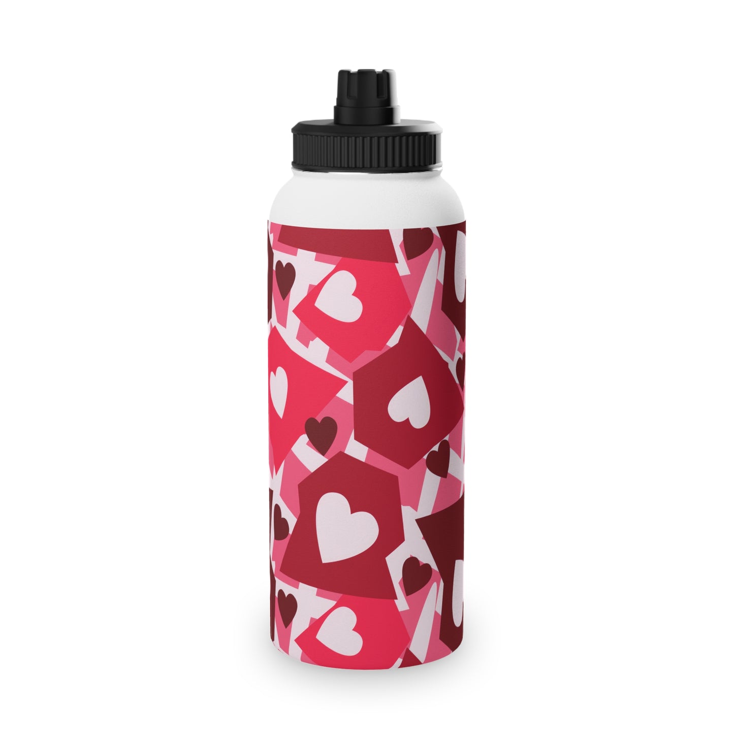 Love in Style Stainless Steel Water Bottle, Sports Lid