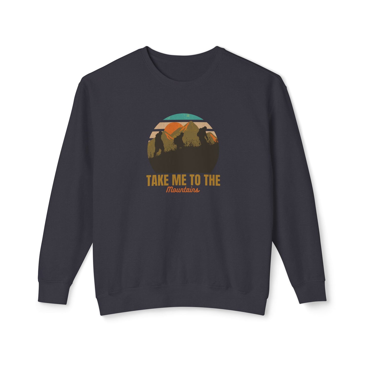 Take Me To The Mountains Lightweight Crewneck Sweatshirt