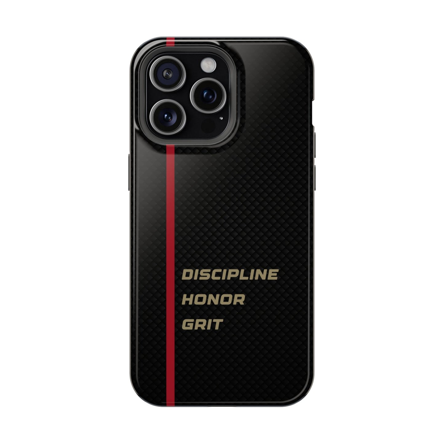 Discipline, Honor, Grit Impact-Resistant Phone Case