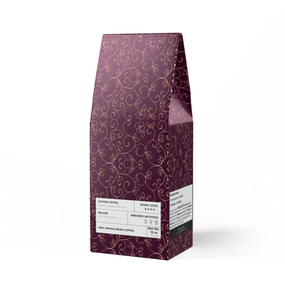 Cascades Coffee Blend (Medium-Dark Roast) / Tasting notes: Toasted nut and cocoa