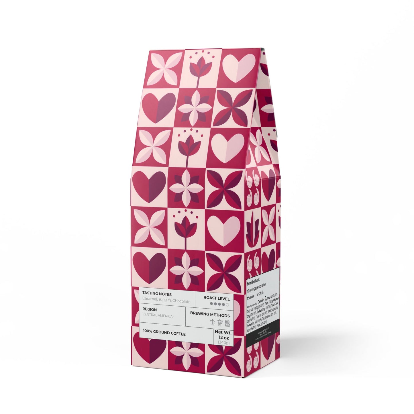 Flathead Valley Coffee Blend (Medium-Dark Roast) / Tasting notes: Warm spice, caramel, and dark chocolate