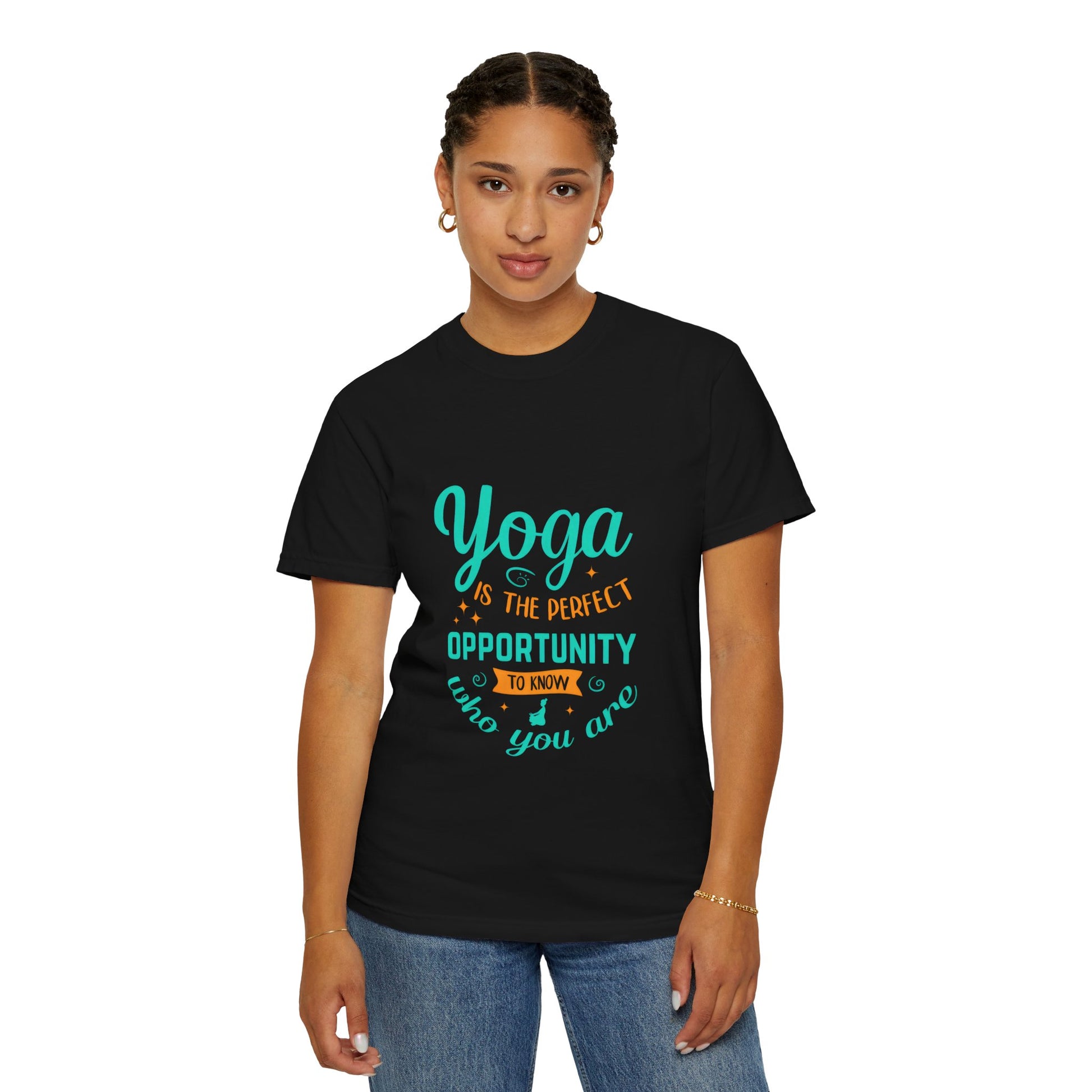 Yoga Opportunity Unisex Garment-Dyed T-Shirt - Perfect for Wellness Enthusiasts