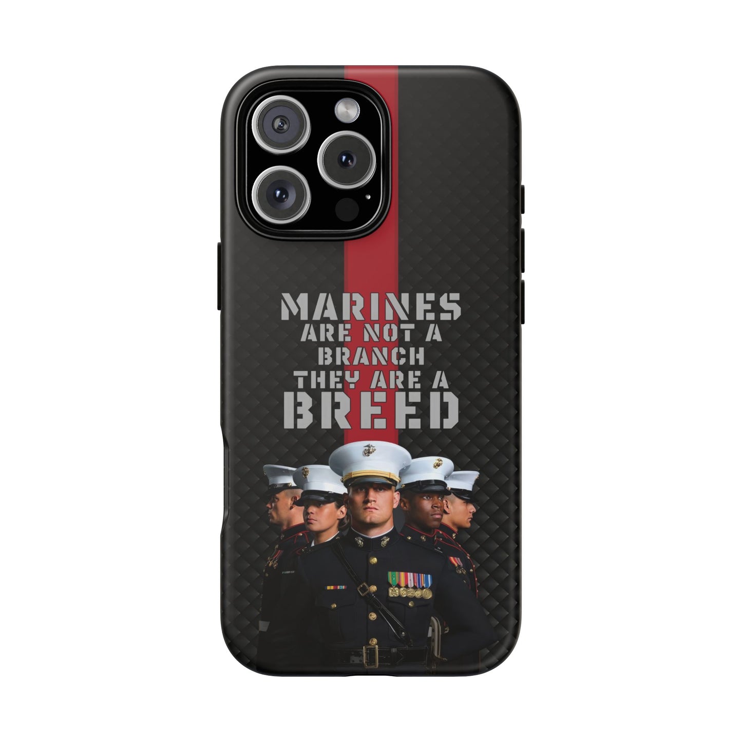 Marine Corps Tough iPhone Case - Proud Military Supporter