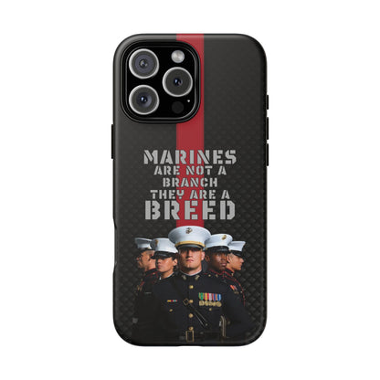 Marine Corps Tough iPhone Case - Proud Military Supporter