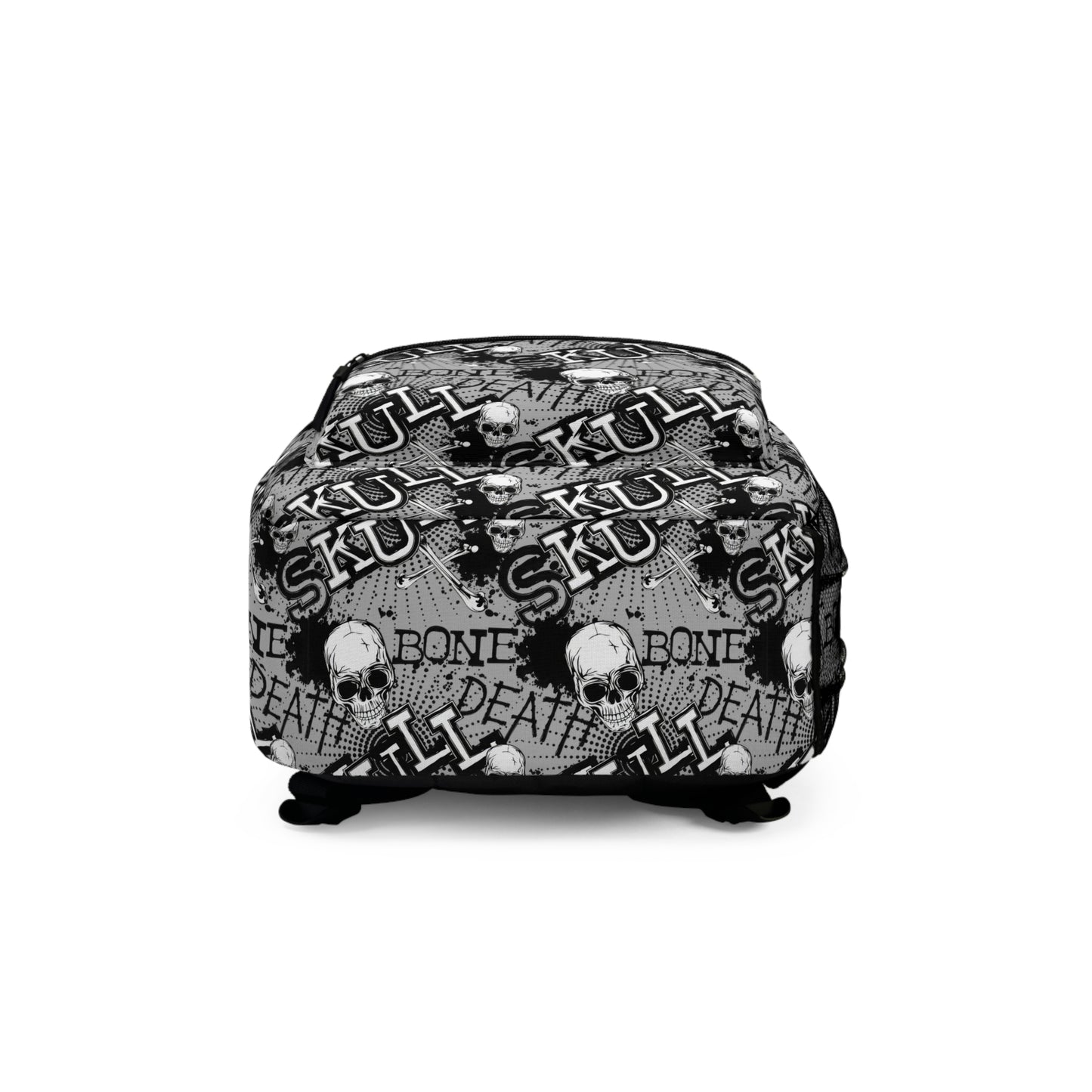 Skulls Minimalist Backpack Grey