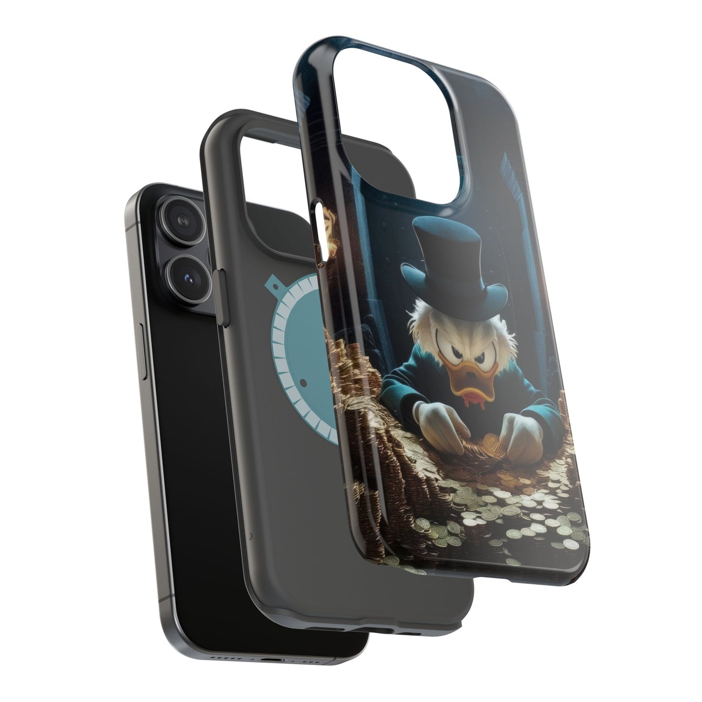 Magnetic Phone Case - Scrooge McDuck Design