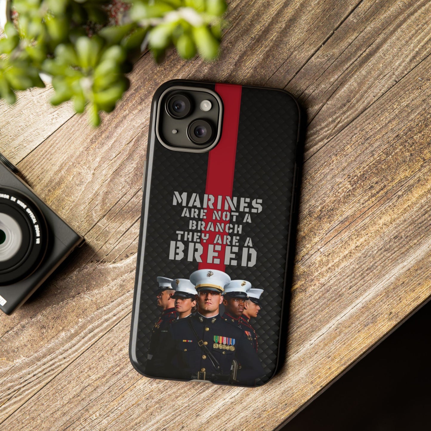 Marine Corps Tough iPhone Case - Proud Military Supporter