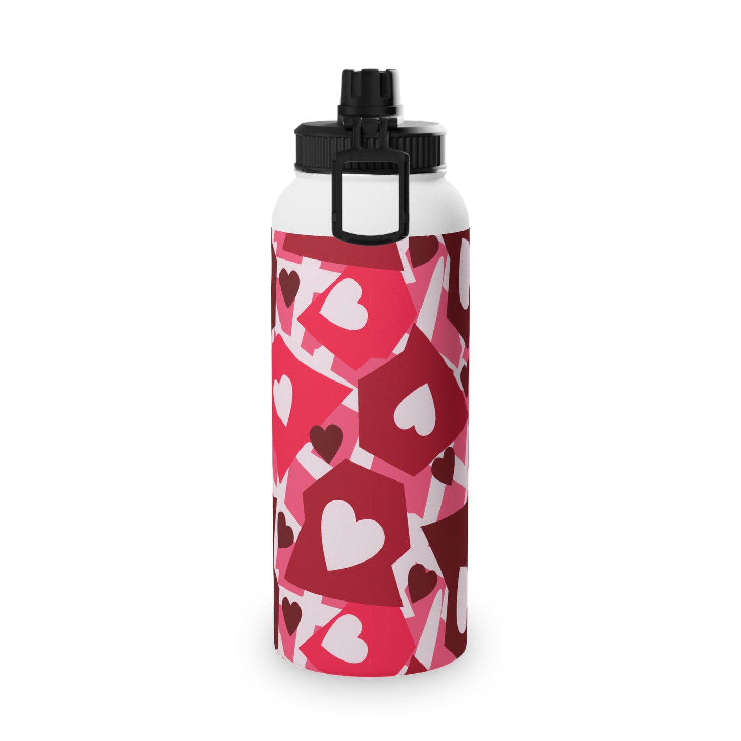 Love in Style Stainless Steel Water Bottle, Sports Lid