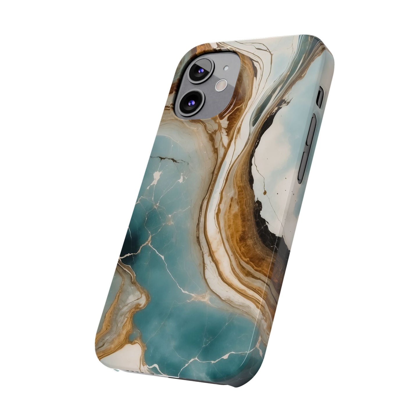 Marble Slim Phone Case, Stylish Protective Cover