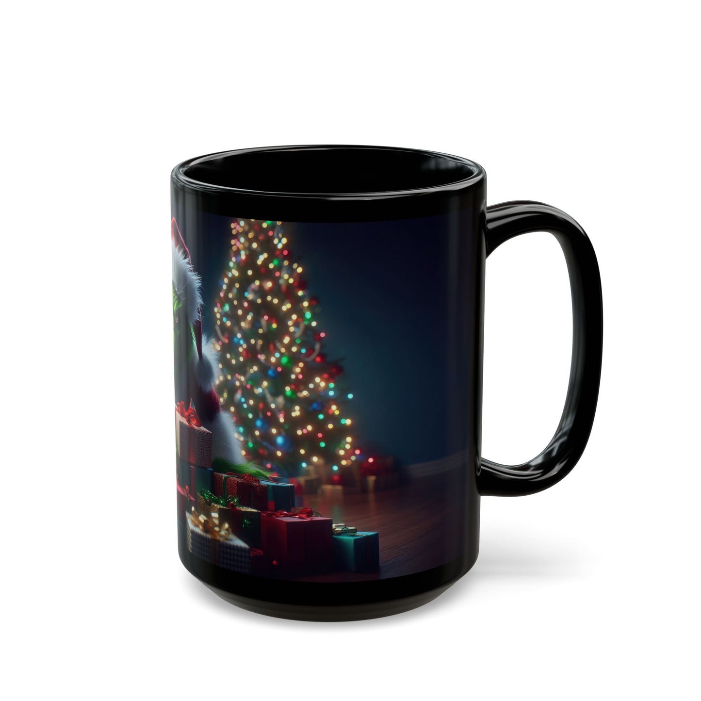 Secret Santa Black Mug - 11oz, 15oz