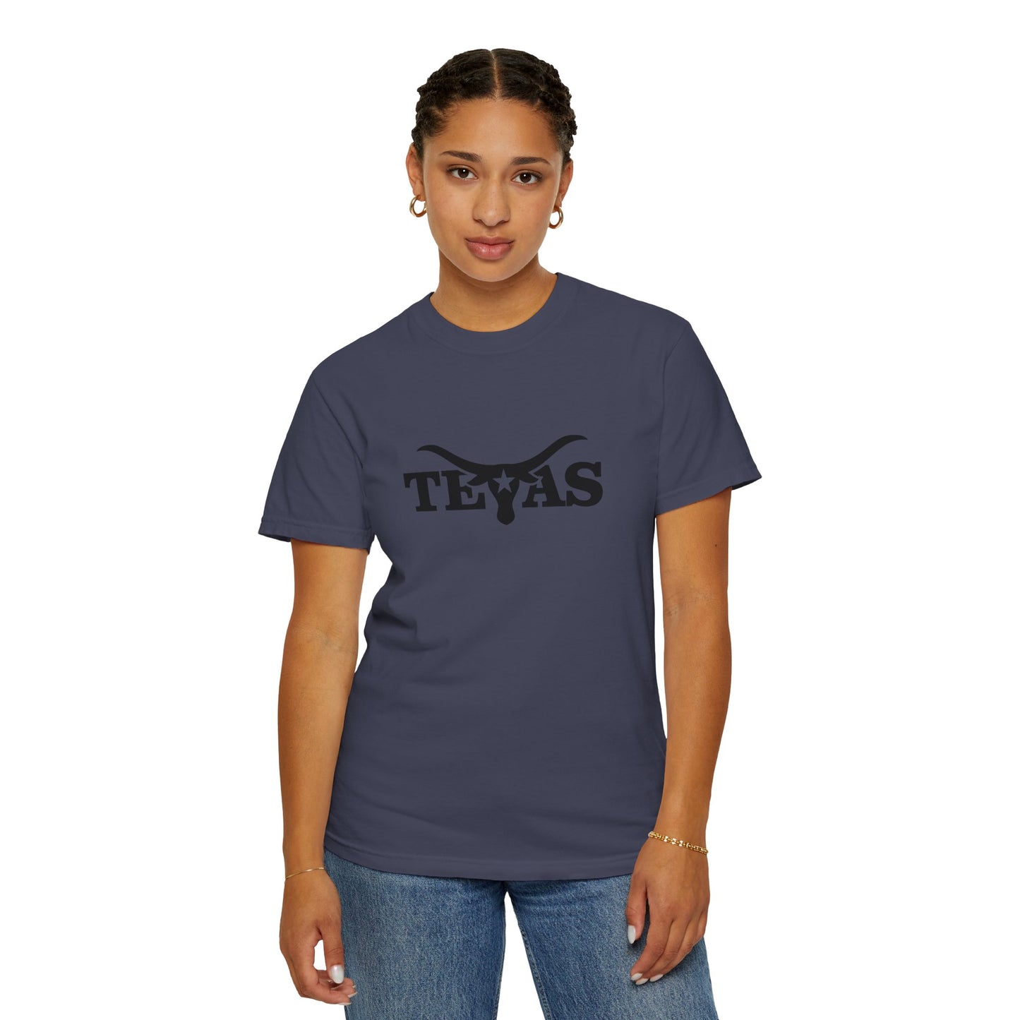 Texas Unisex Garment-Dyed T-Shirt - Cool Western Vibe for Everyday Wear