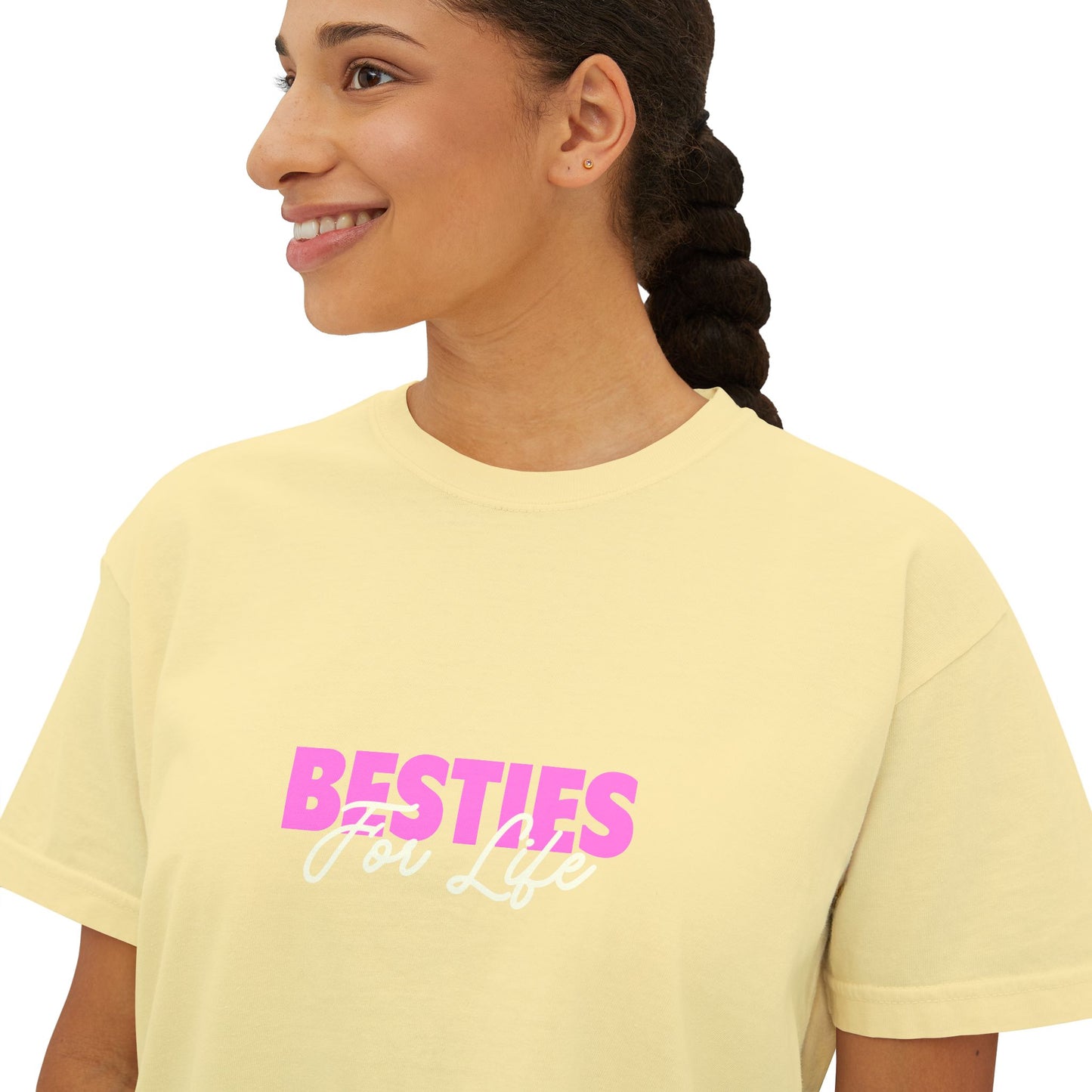 Besties For Life Women's Boxy Tee