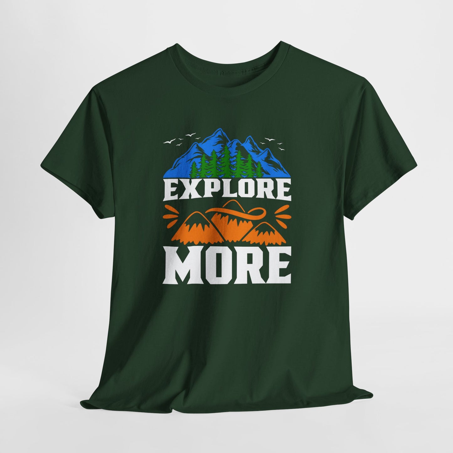 Explore More Adventure Tee - Unisex Heavy Cotton T-Shirt