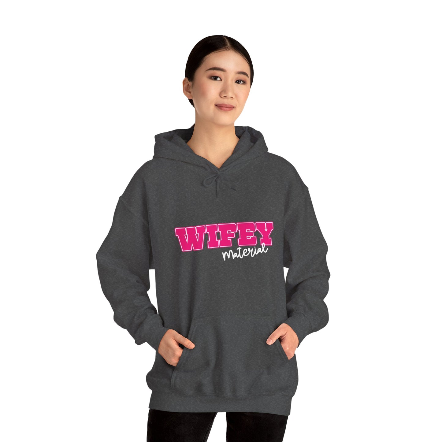 Wifey Material Hooded Sweatshirt