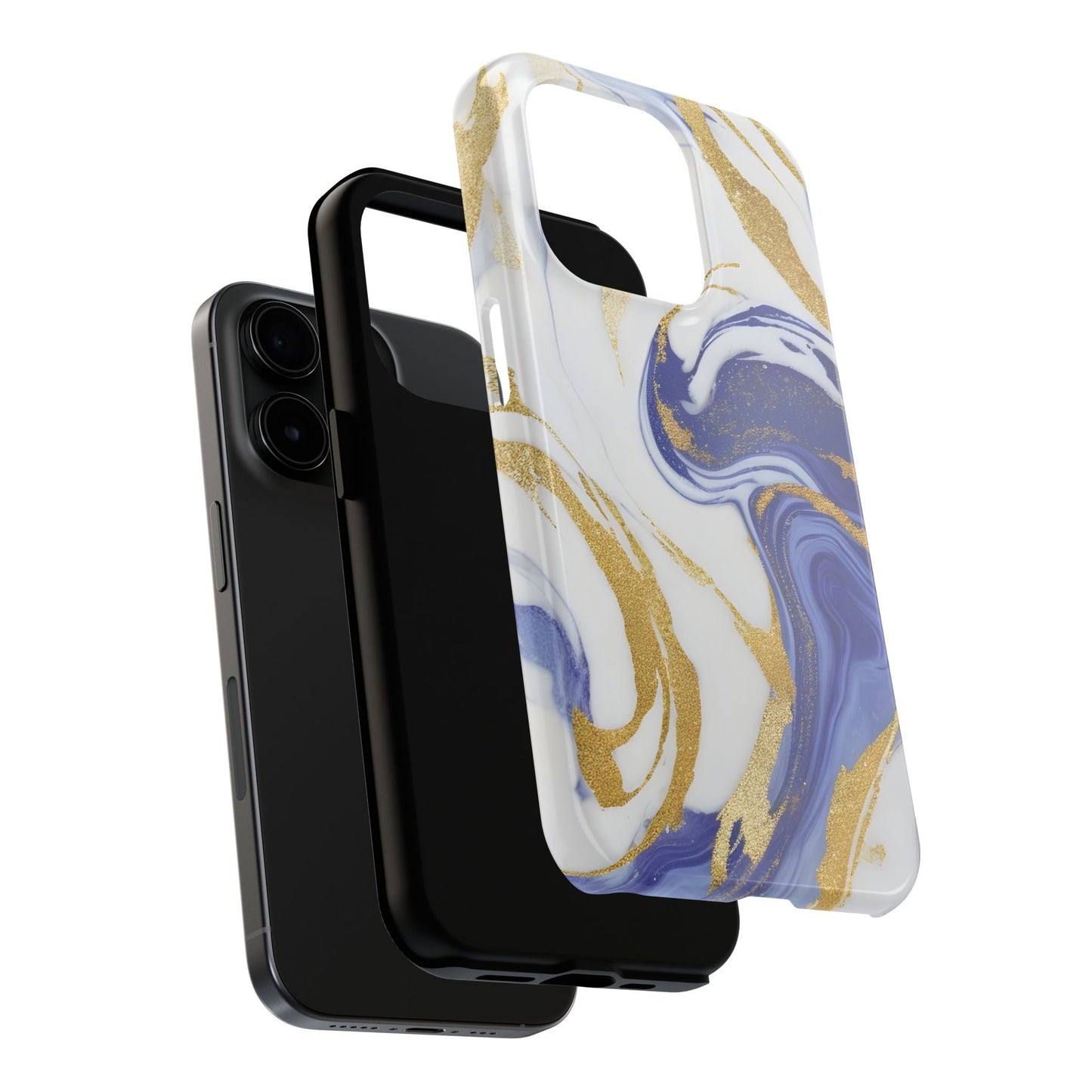 Elegant Marble Phone Case, Stylish Tech Accessory