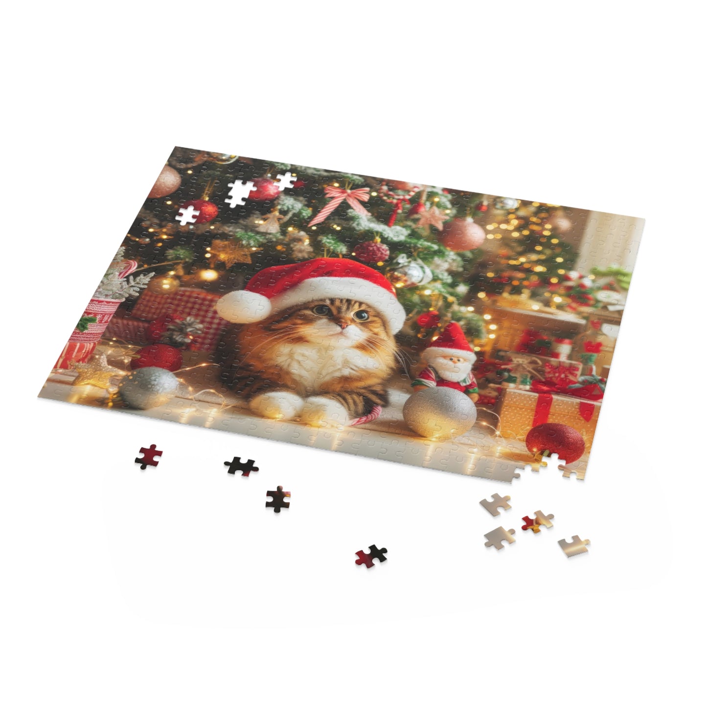 Merry Christmas Kitten (120, 252, 500-Piece)