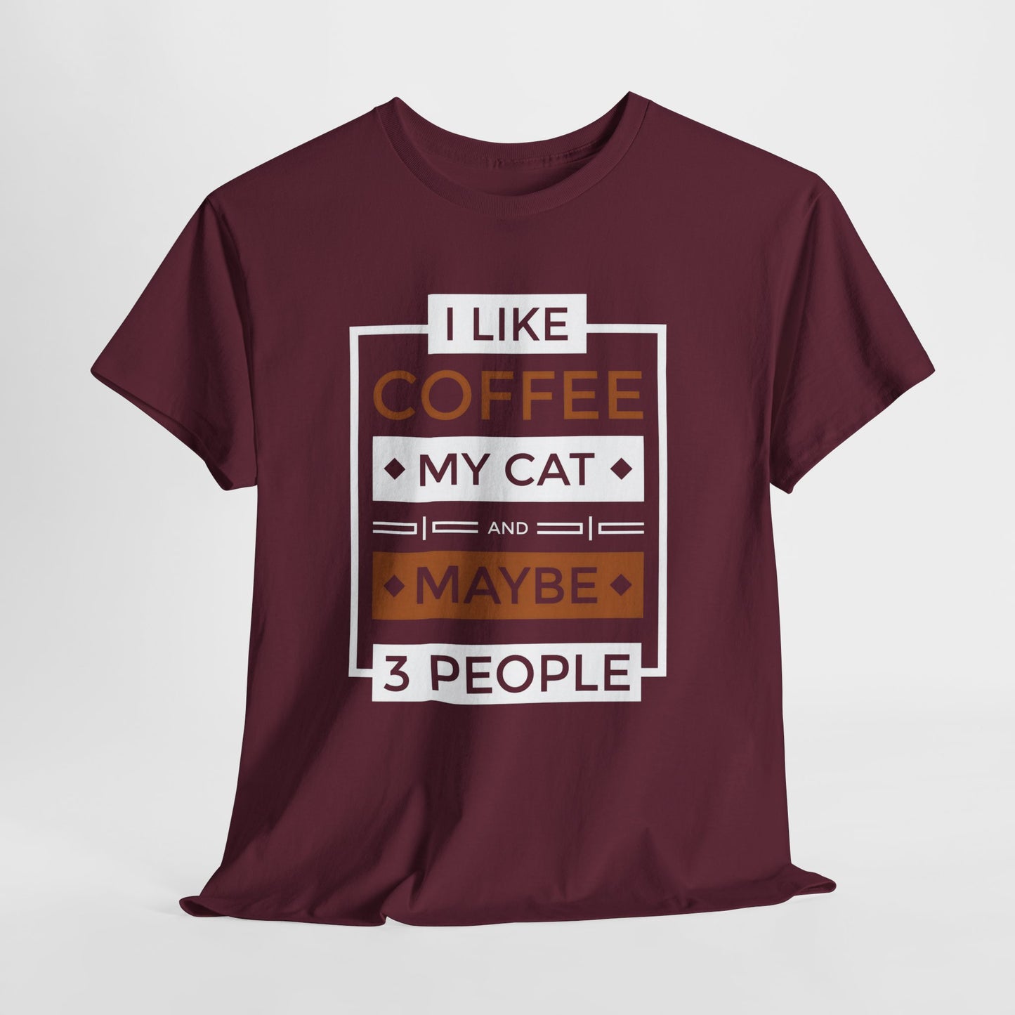 Coffee Cat Lover T-shirt, Funny Graphic Tee