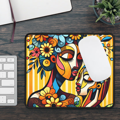 Abstract Mouse Pad - Mother with Child
