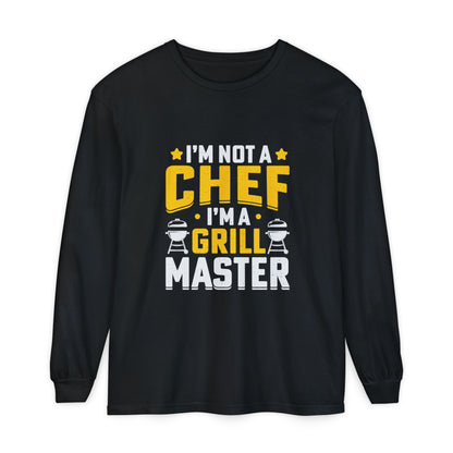 Grill Master Long Sleeve T-Shirt - Perfect Gift for BBQ Lovers