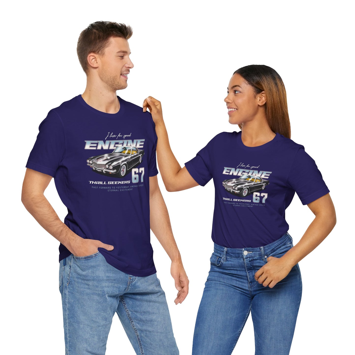 I Live For Speed Engine Unisex Jersey Short Sleeve Tee