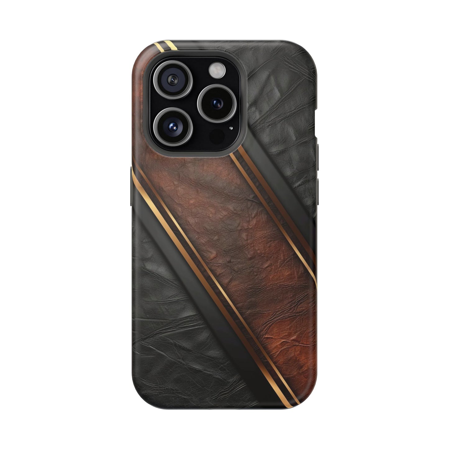 Stylish Leather Texture Magnetic Tough Cases