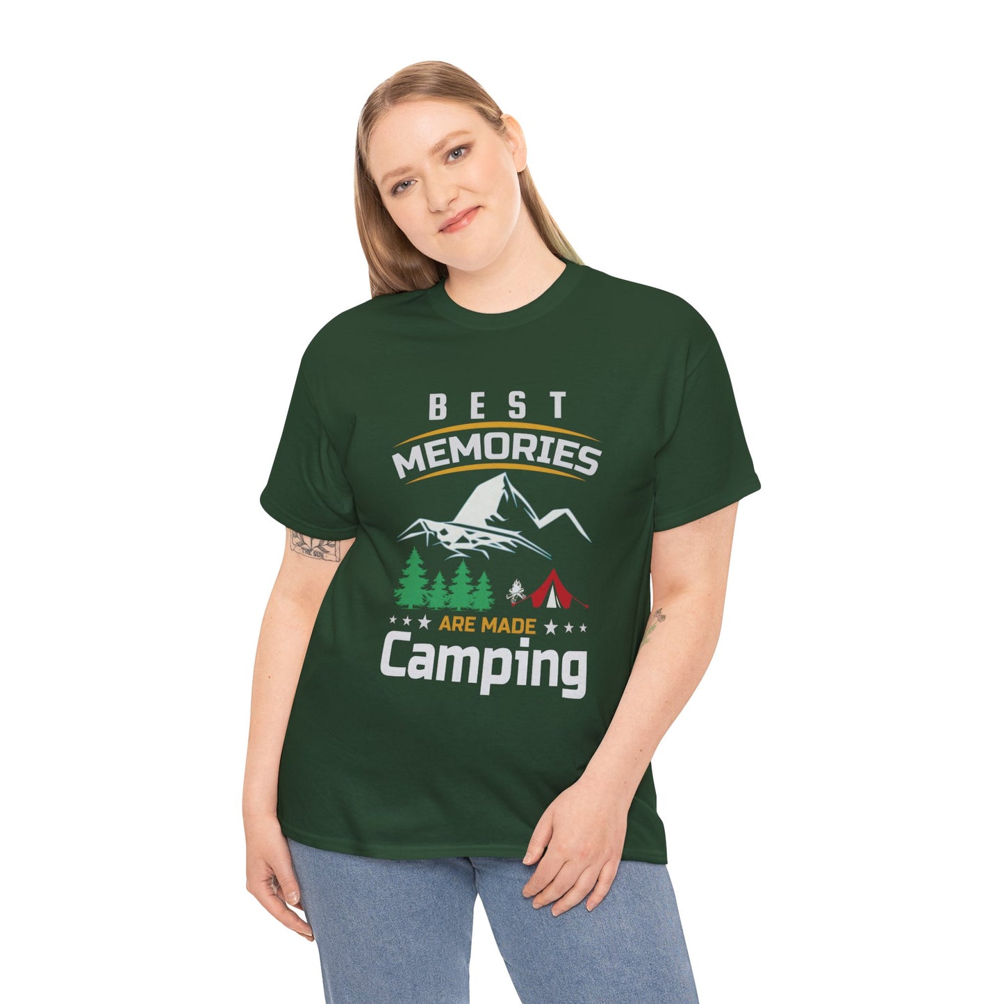 Camping Memories Unisex Heavy Cotton Tee