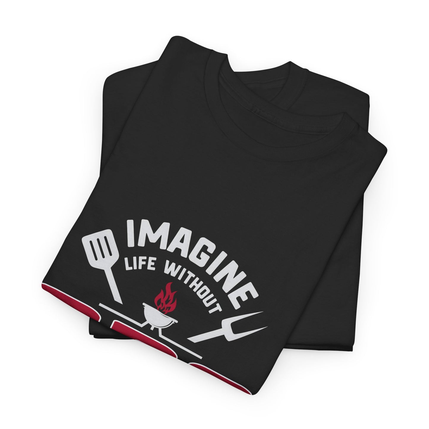 BBQ Lovers Unisex Heavy Cotton Tee - 'Imagine Life Without BBQ'