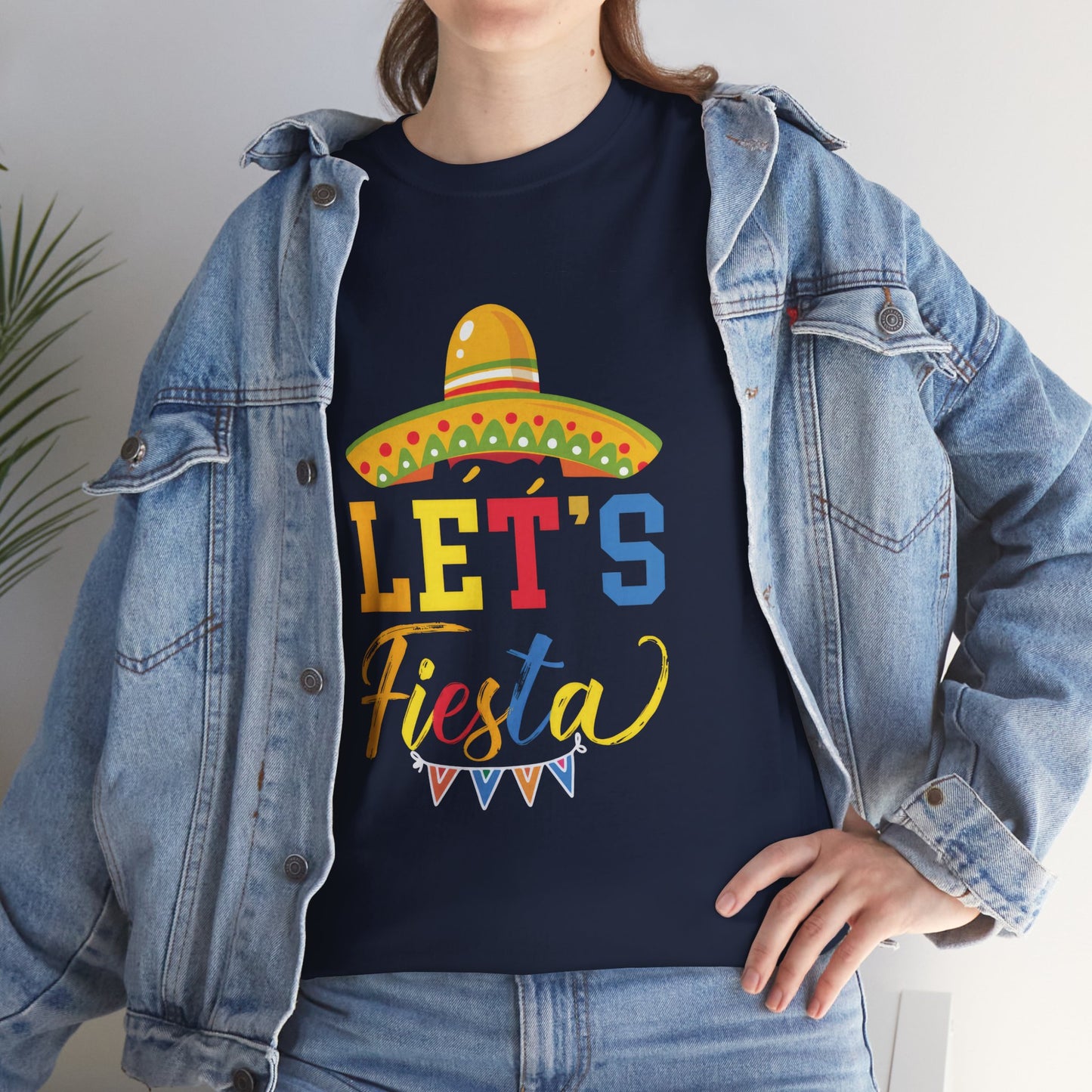 Let's Fiesta Unisex Heavy Cotton Tee - Fun Party T-Shirt for Celebrations