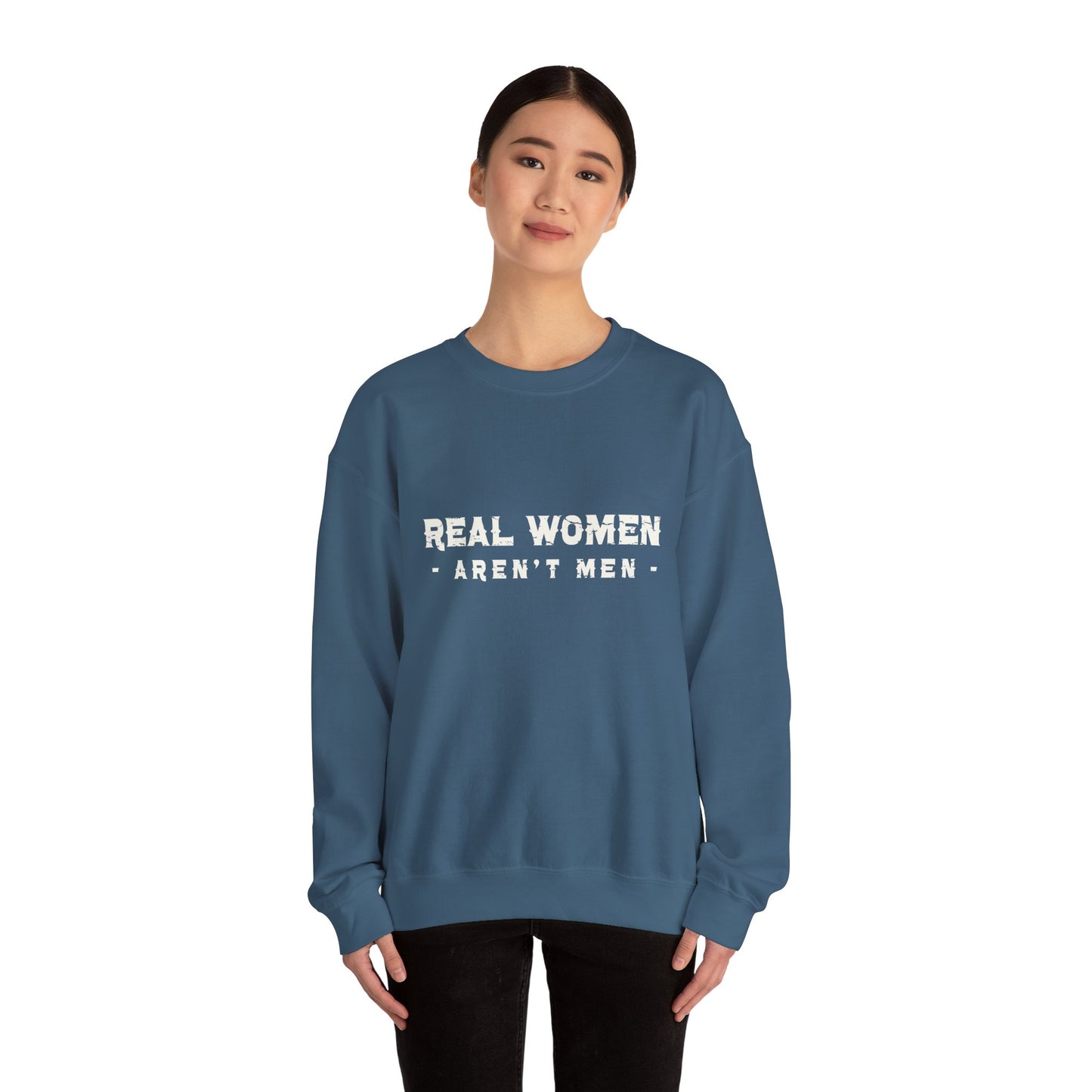 Real Women Unisex Heavy Blend™ Crewneck Sweatshirt 50% cotton and 50% polyester