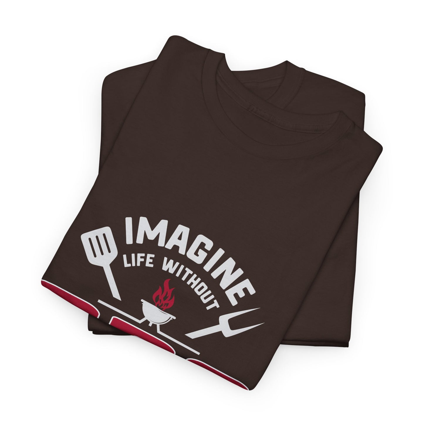 BBQ Lovers Unisex Heavy Cotton Tee - 'Imagine Life Without BBQ'
