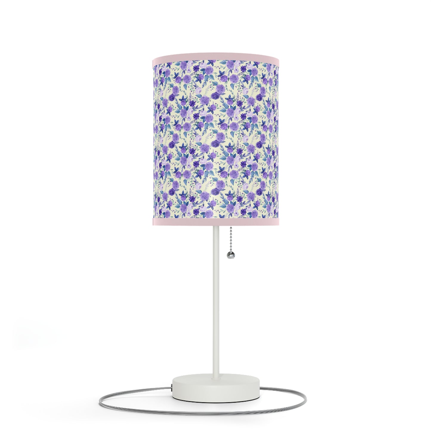 Violet Lamp on a Stand, US|CA plug / White