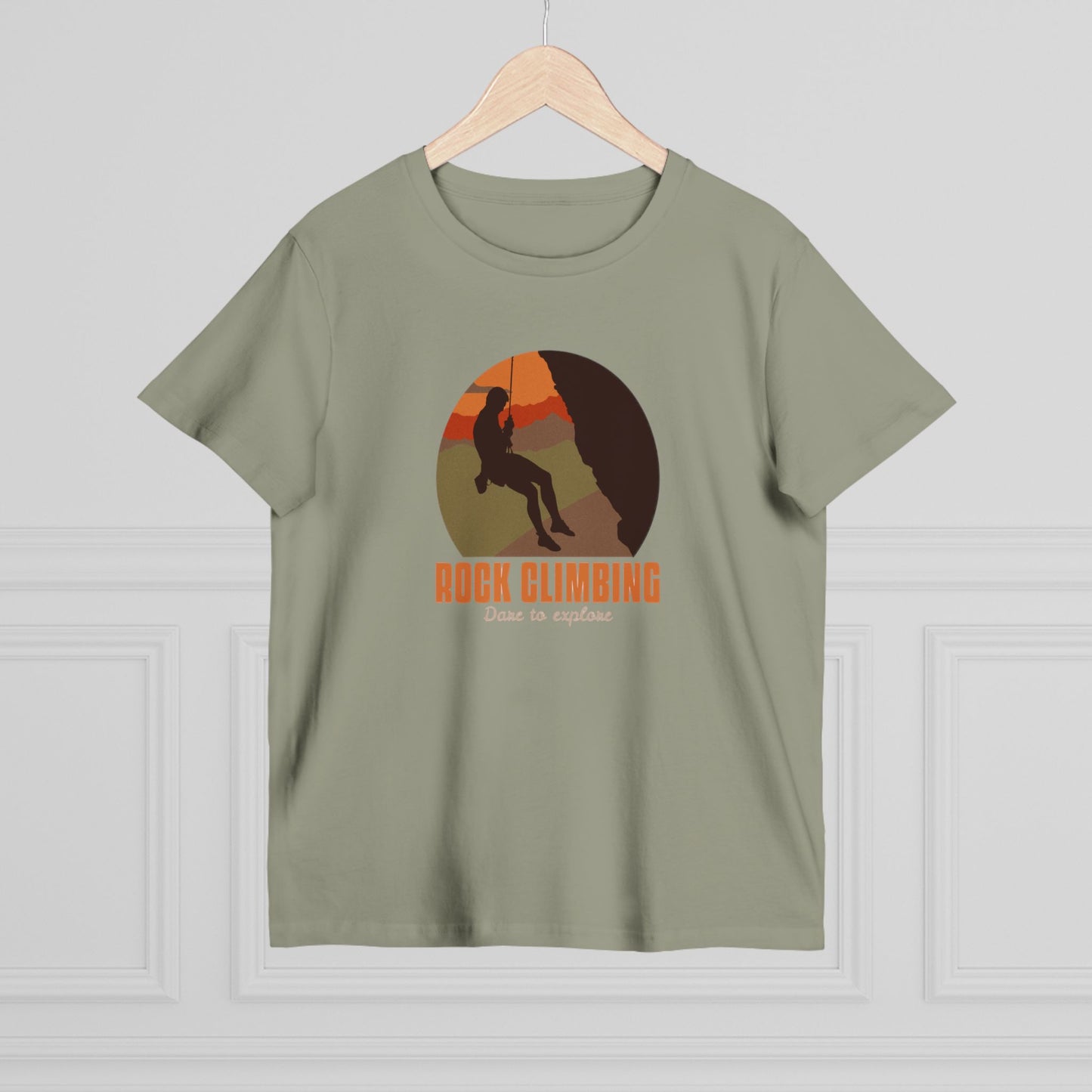 Rock Climbing Dare To Explore Women’s Maple Tee