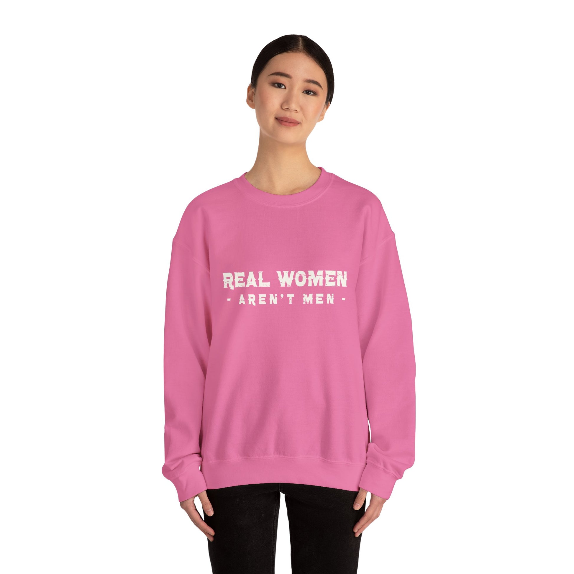 Real Women Unisex Heavy Blend™ Crewneck Sweatshirt 50% cotton and 50% polyester