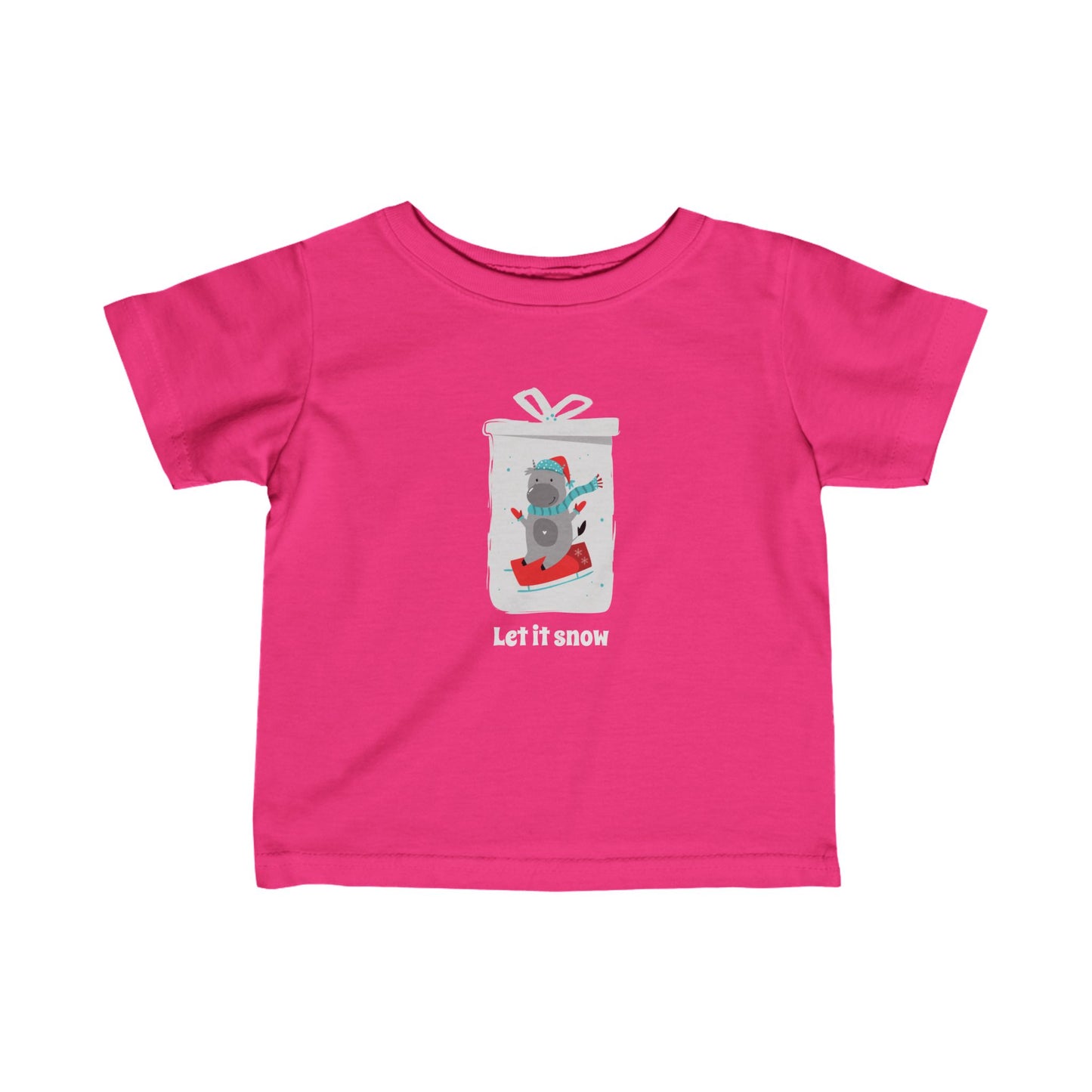 Let It Snow Infant Fine Jersey Tee