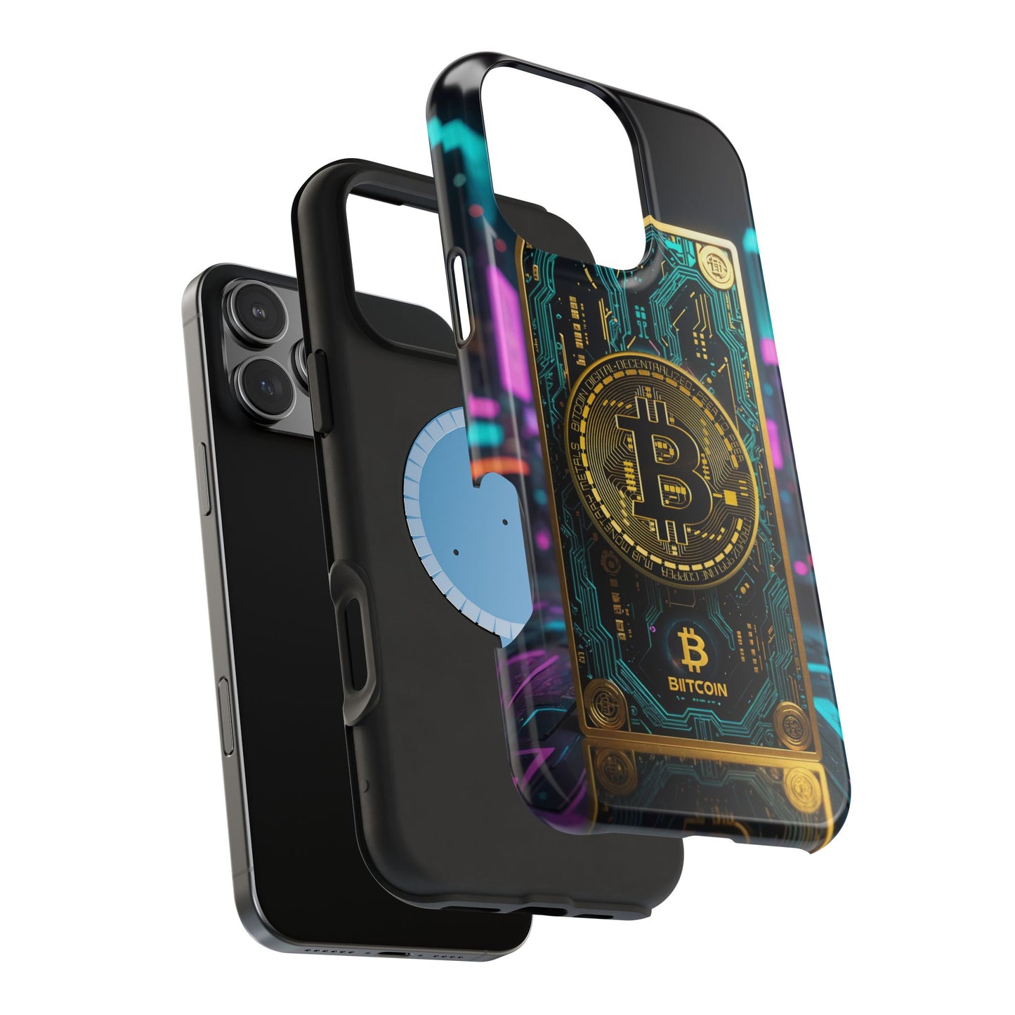Bitcoin Magnetic Phone Case, Unique Phone Cover