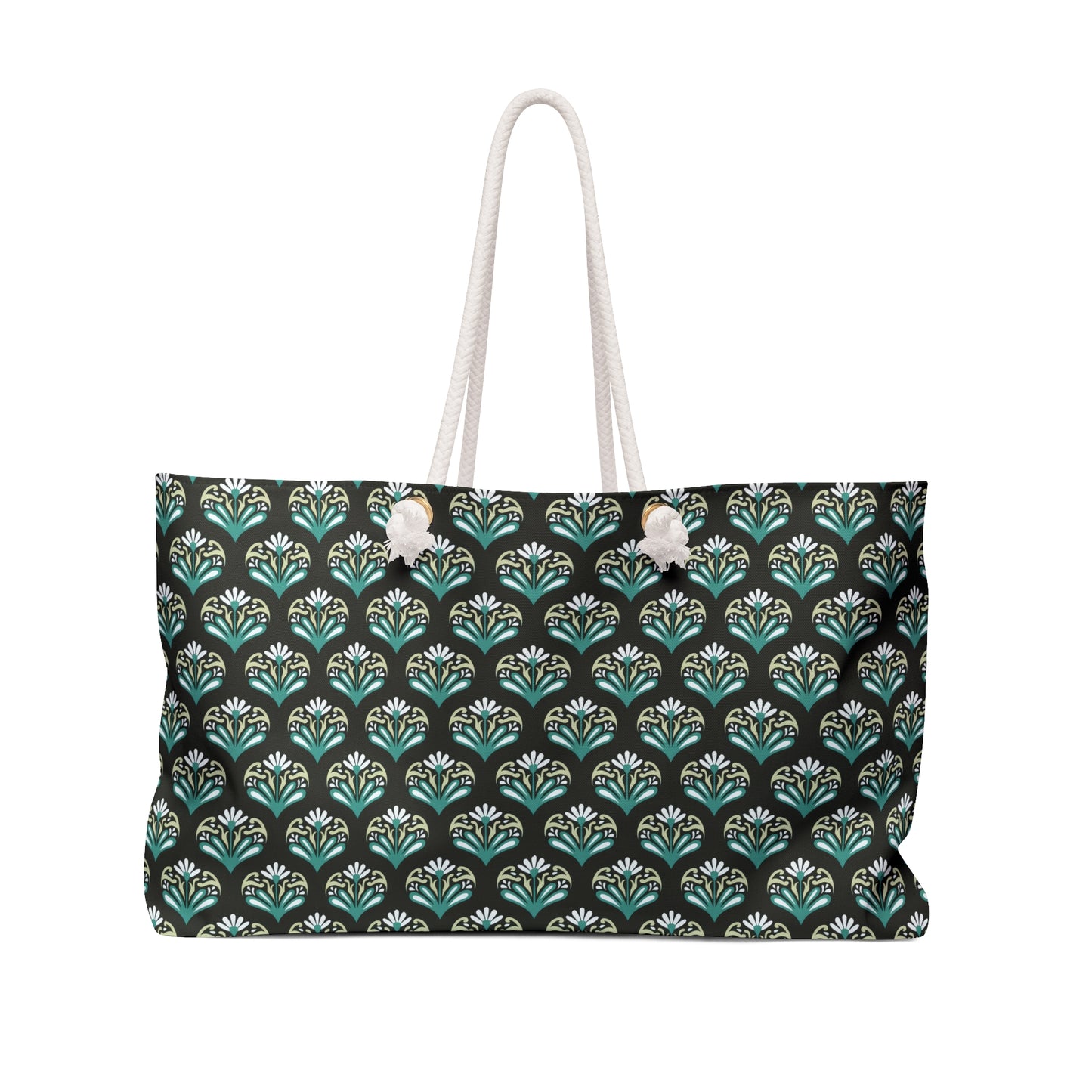 Classic Charm: Retro Flower Weekender Bag