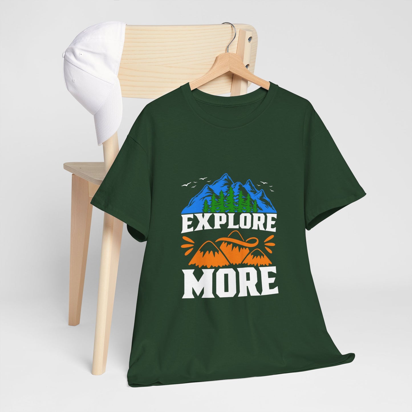 Explore More Adventure Tee - Unisex Heavy Cotton T-Shirt