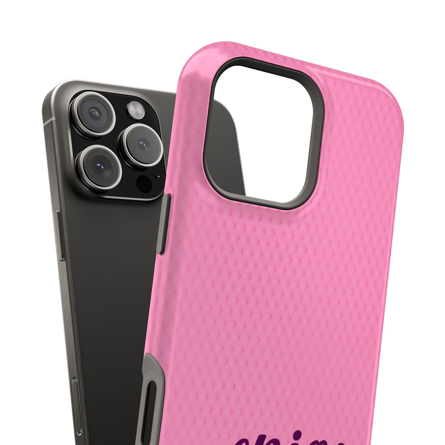Enjoy the Process Magnetic Case - Motivational Pink Phone Cover for Women