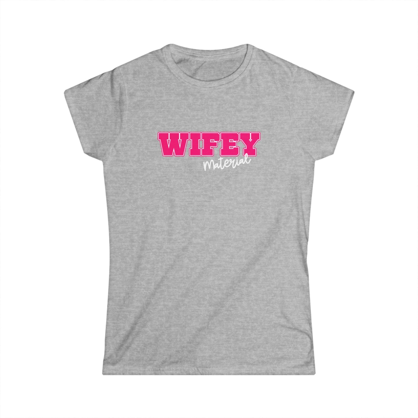 Wifey Material Women's Softstyle Tee