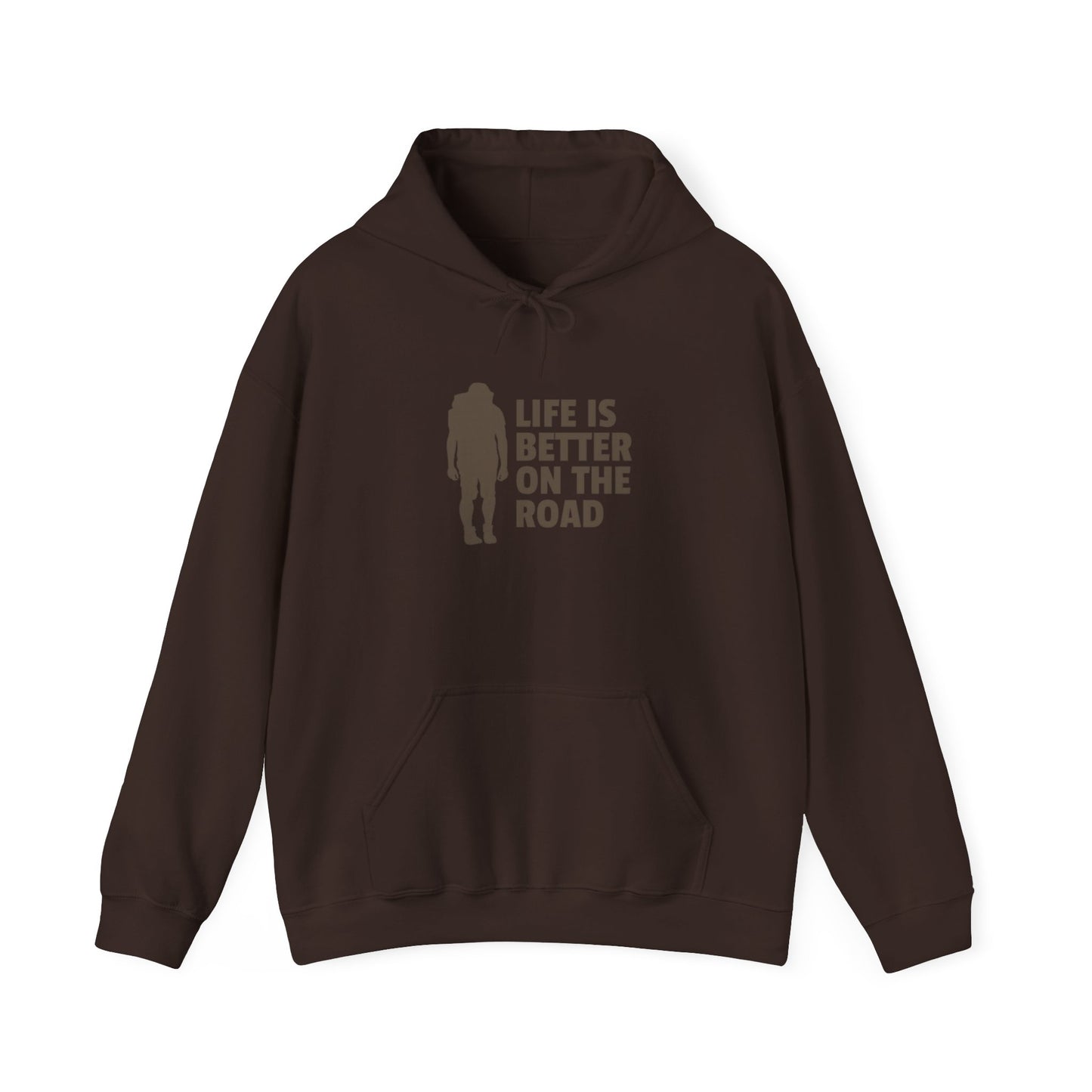 Life Is Better On The Road Unisex Heavy Blend™ Hooded Sweatshirt