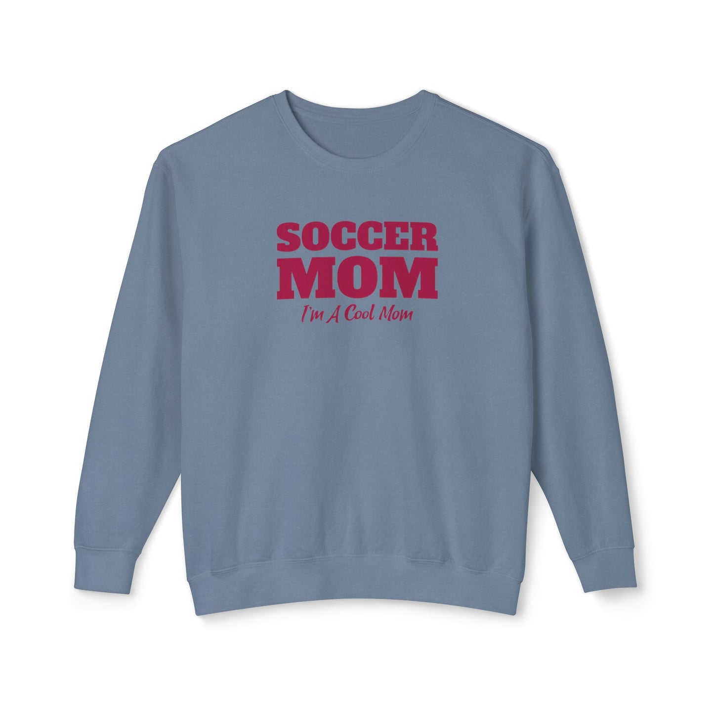 Soccer Mom Unisex Lightweight Crewneck Sweatshirt