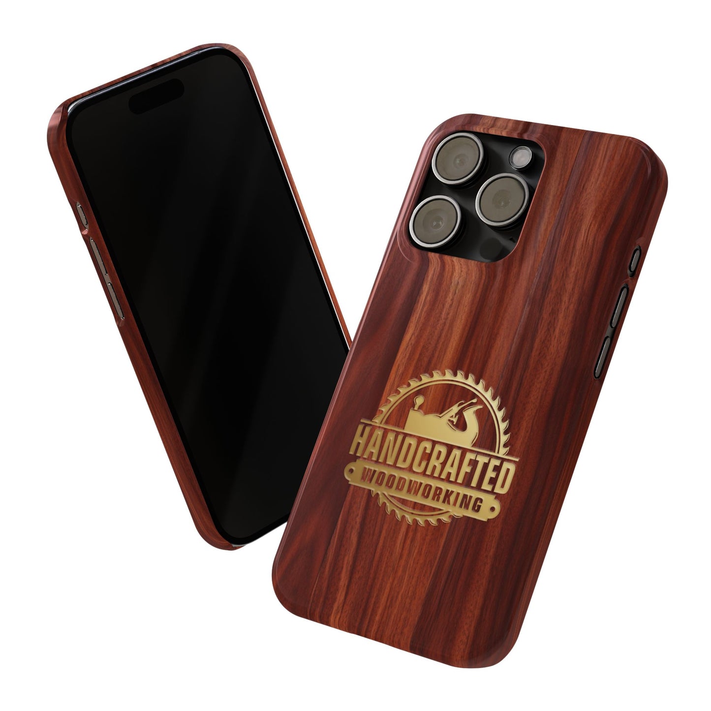 Woodworking Logo Slim Cases, iPhone